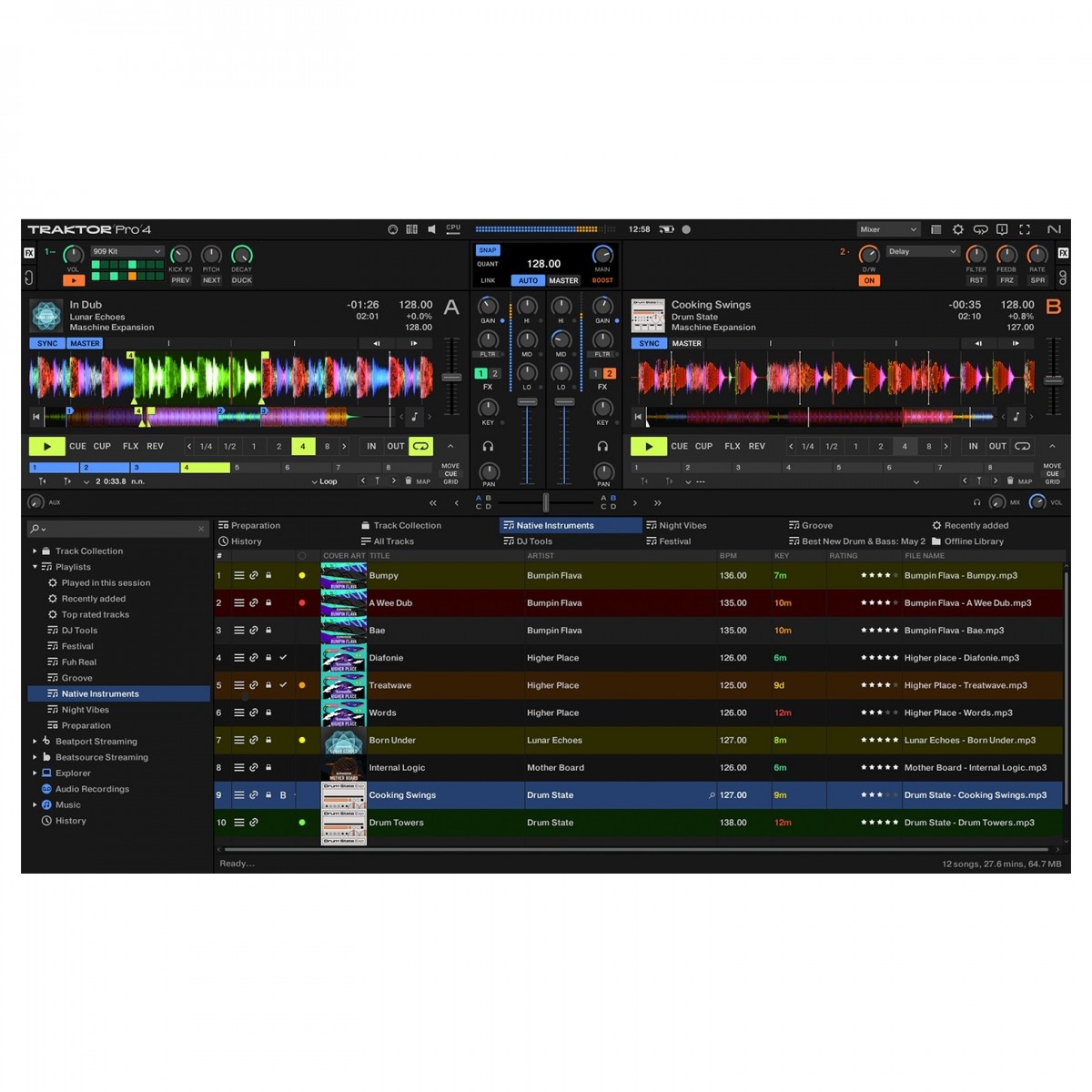 NATIVE INSTRUMENTS TRAKTOR PRO 4 SOFTWARE PER DJ 4 DECK 2