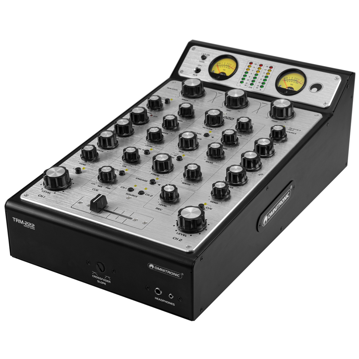 OMNITRONIC TRM222 MIXER ROTATIVO 2 CANALI PER DJ 2