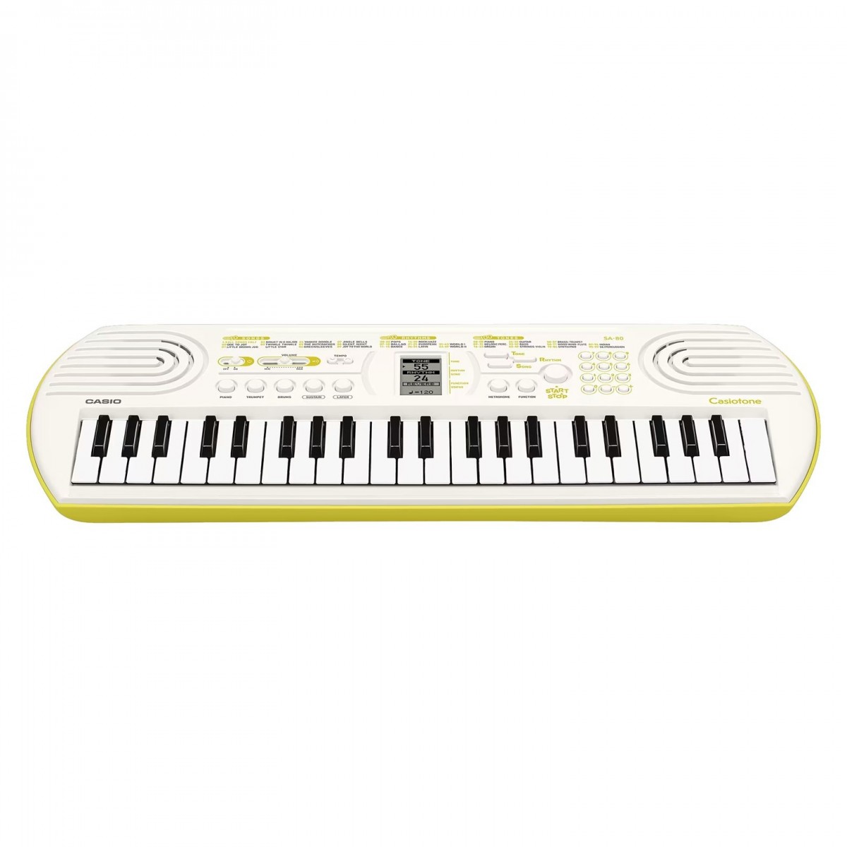 CASIO SA80 TASTIERA PORTATILE 44 TASTI MINI 100 SUONI 50 RITMI SENZA ALIMENTATORE 1