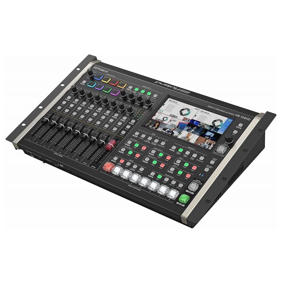 ROLAND VR-120HD MIXER AUDIO VIDEO SWITCHER STREAMING DIRETTO 12 CANALI 8