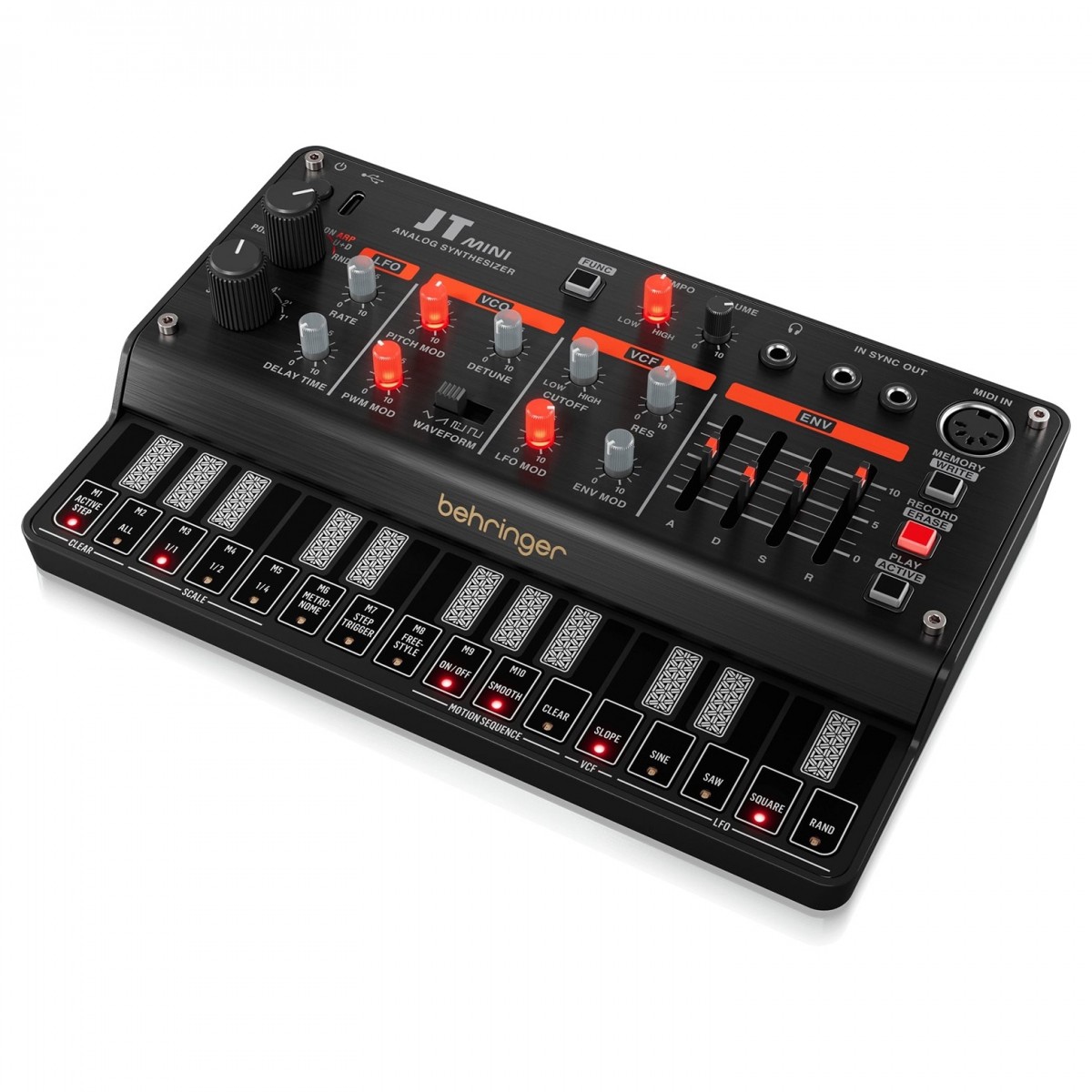 BEHRINGER MINI JT SINTETIZZATORE ANALOGICO POLIFONICO ARPEGGIATORE SEQUENCER2