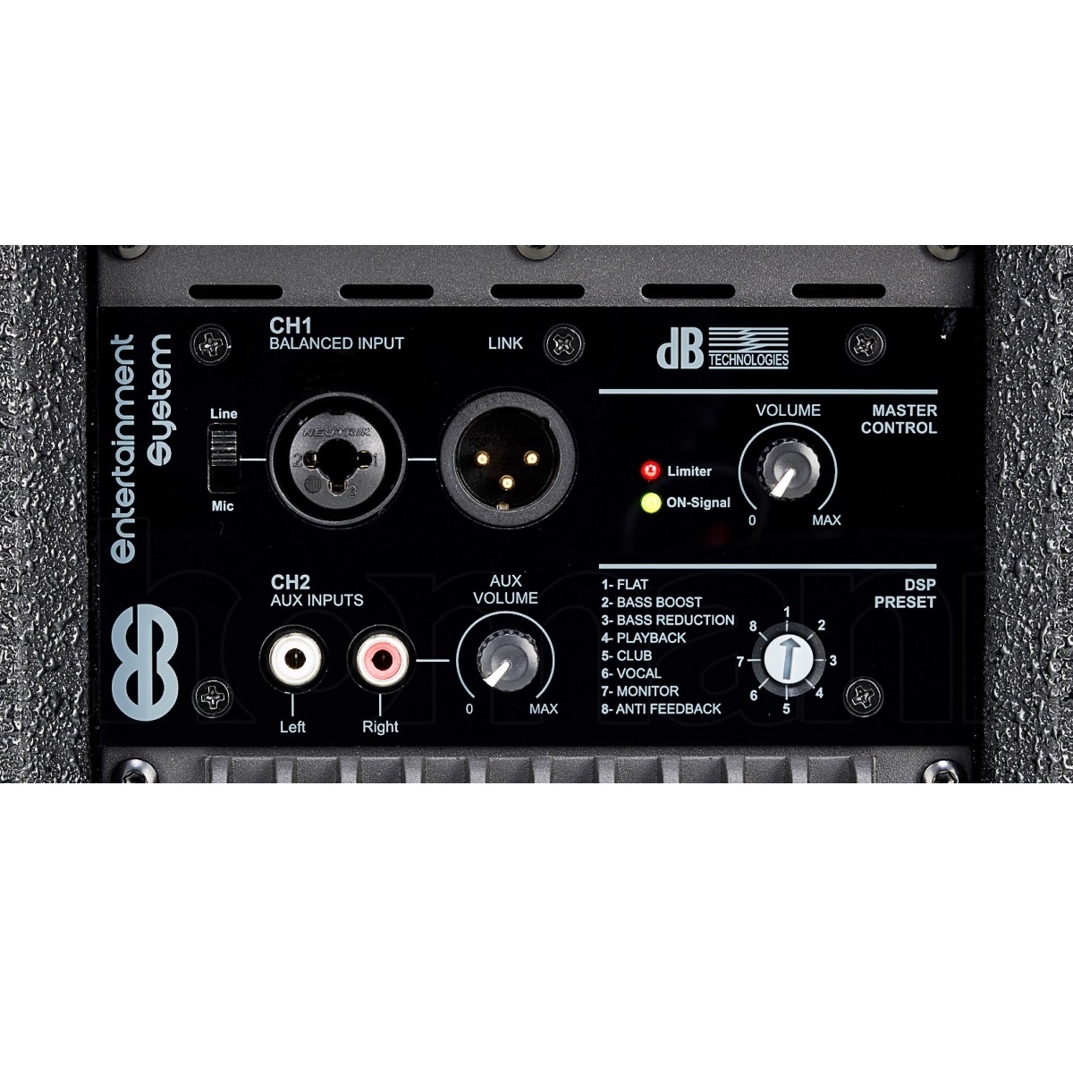 DB ES602 IMPIANTO AUDIO COMPATTO SUB E SATELLITE 800W 8