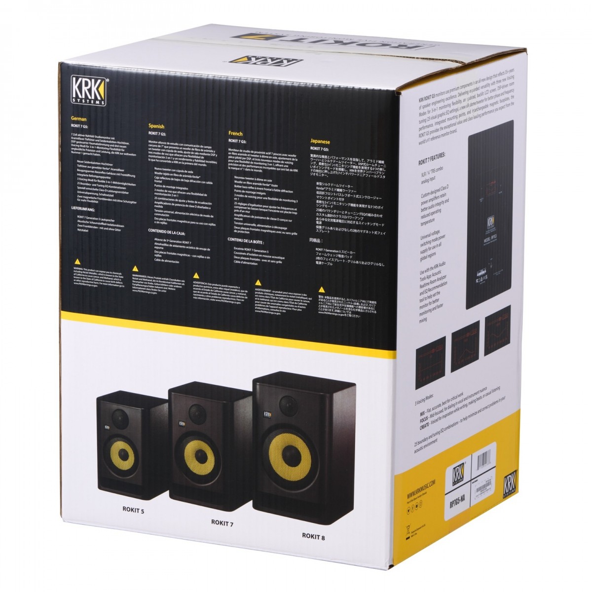 KRK RP7 G5 ROKIT MONITOR DA STUDIO 7 234 WATT 3