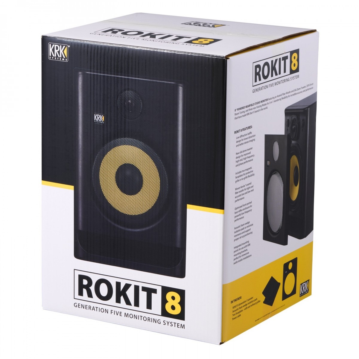 KRK RP8 G5 ROKIT MONITOR DA STUDIO 8″ 312 WATT 7