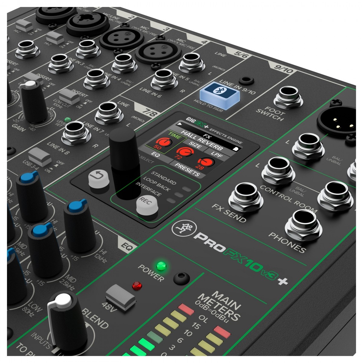 MACKIE PROFX10V3+ MIXER ANALOGICO 10 CANALI CON EFFETTI USB E BLUETOOTH 5