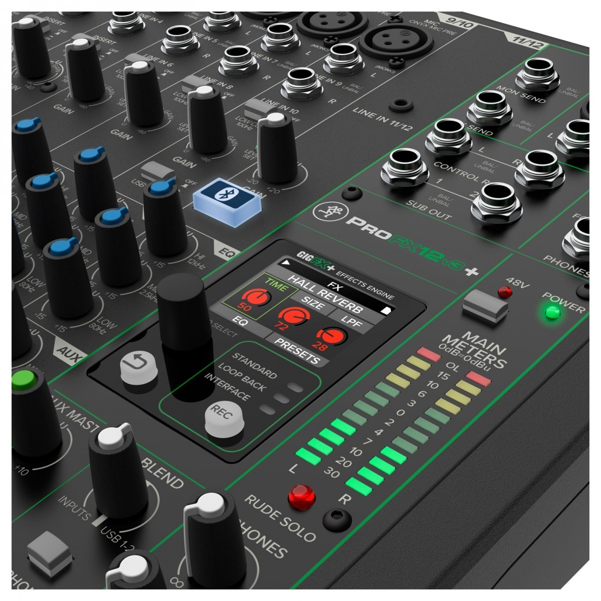 MACKIE PROFX12V+3 MIXER ANALOGICO 12 CANALI CON EFFETTI USB E BLUETOOTH 4