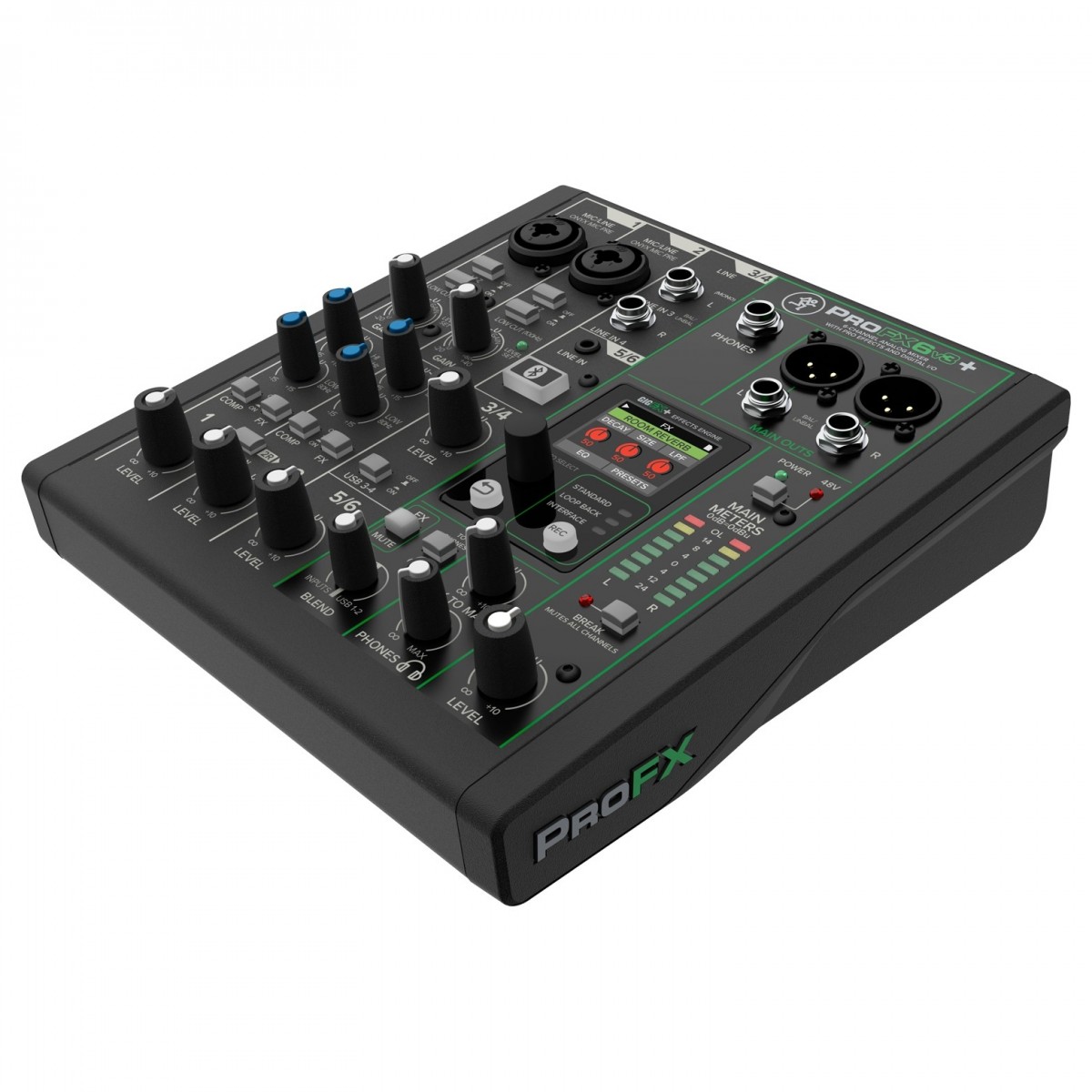 MACKIE PROFX6V3+ MIXER ANALOGICO 6 CANALI CON EFFETTI USB E BLUETOOTH 1