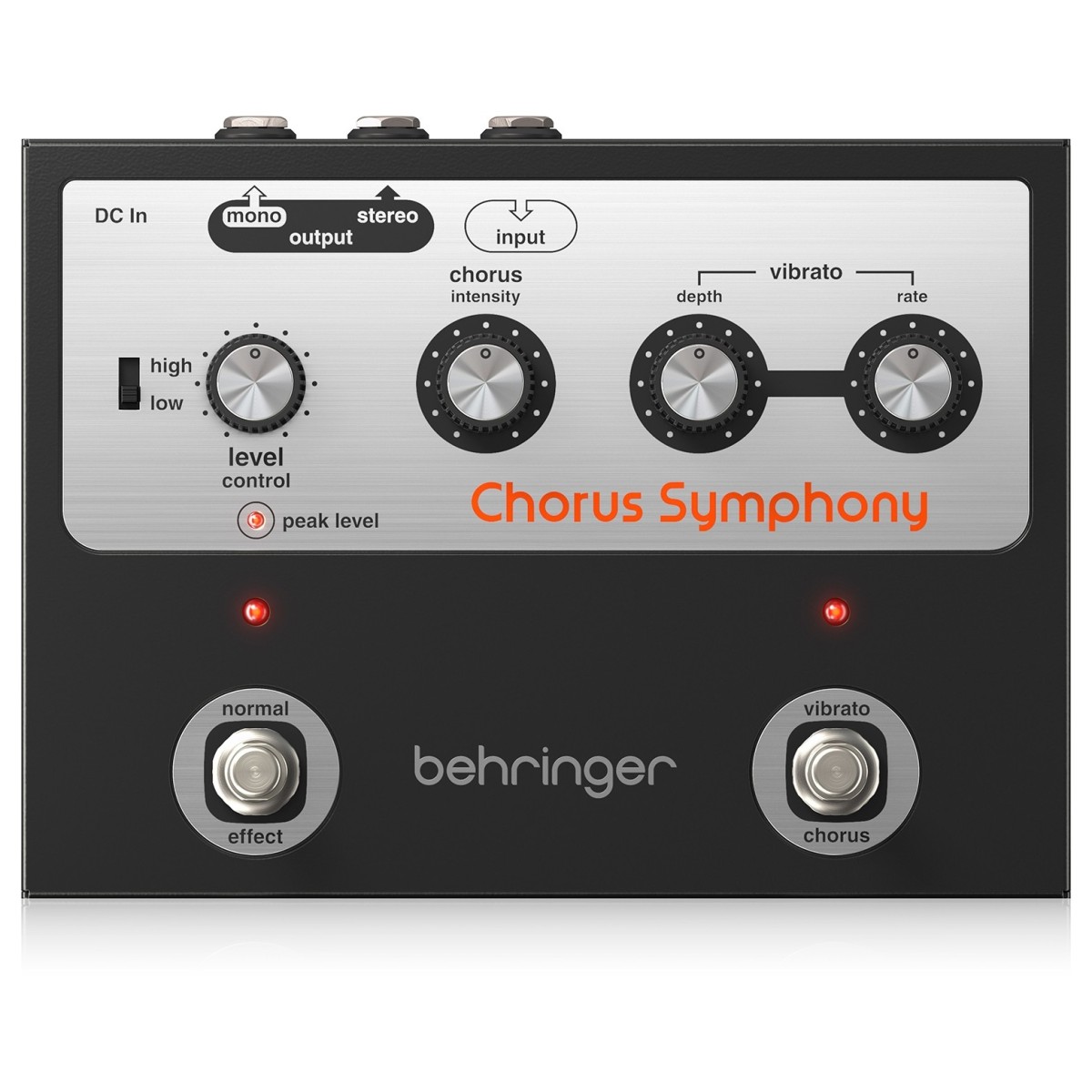 BEHRINGER CHORUS SYMPHONY PEDALE MODULAZIONE CHORUS VIBRATO VINTAGE ’70 1