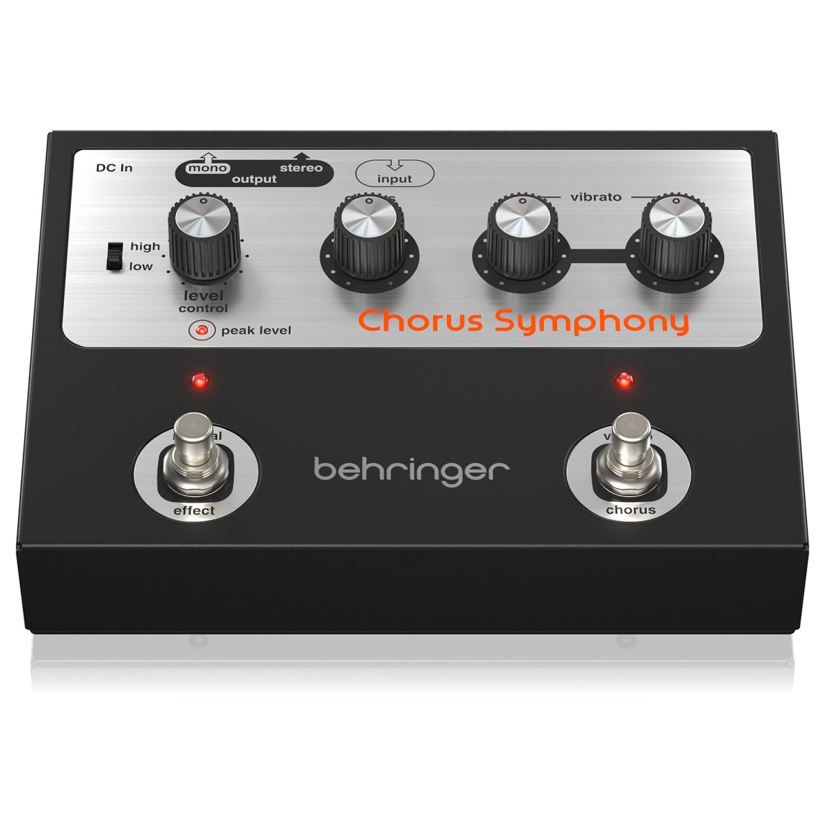 BEHRINGER CHORUS SYMPHONY PEDALE MODULAZIONE CHORUS VIBRATO VINTAGE ’70 4