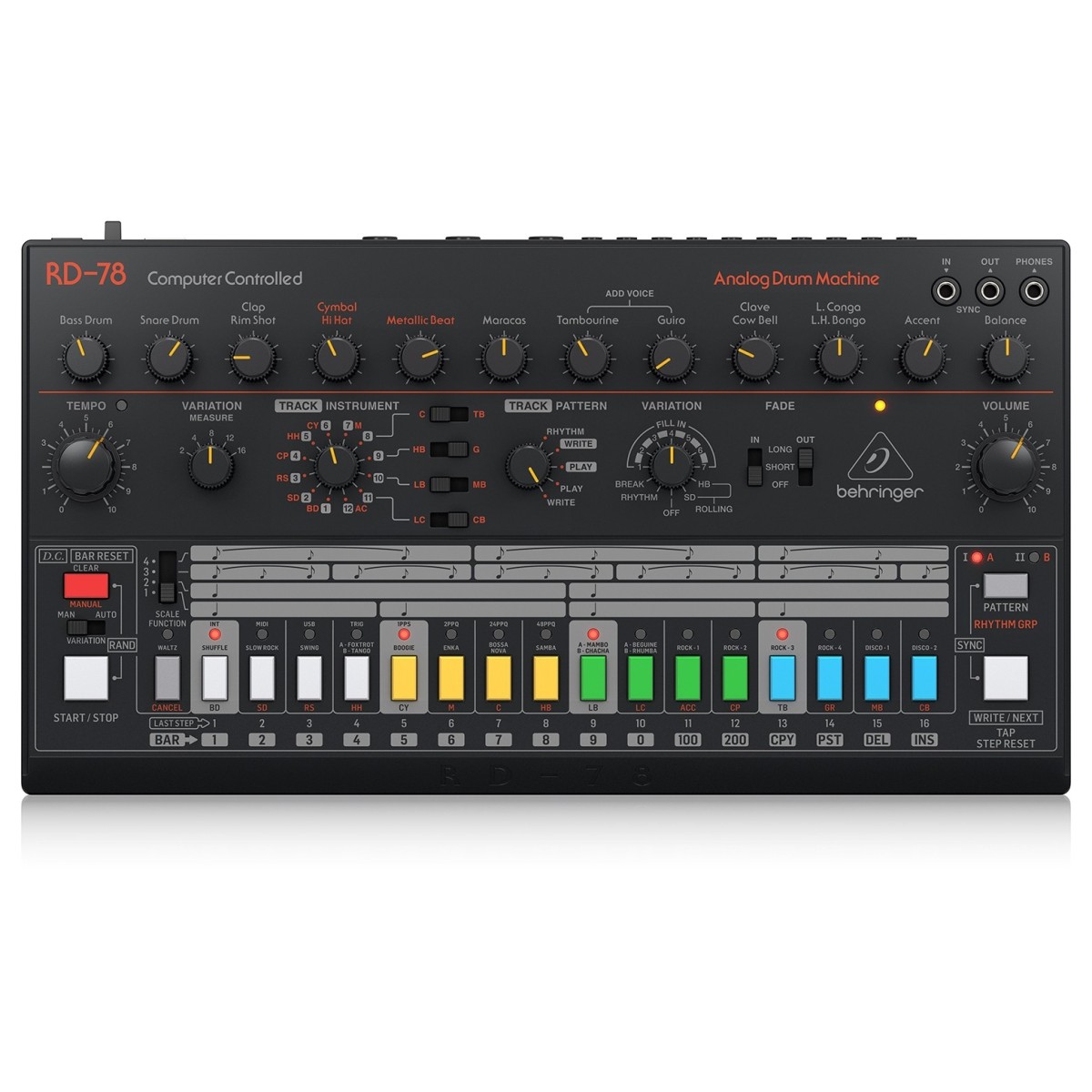 BEHRINGER RD-78 ANALOG DRUM MACHINE 4