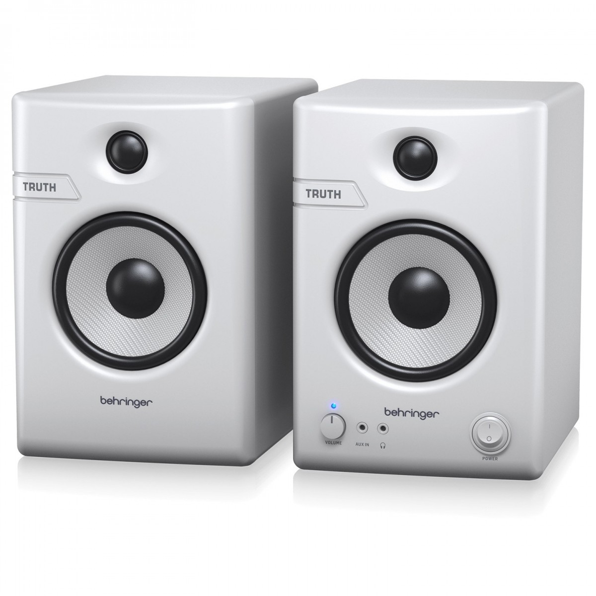 BEHRINGER TRUTH 4.5 BT WHITE COPPIA MONITOR STUDIO BLUETOOTH 64W WOOFER 4.5 BIANCHE 4