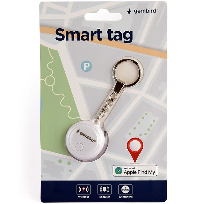 GEMBIRD TA-TAG-01-W SMART TAG COMPATIBILE CON APP iOS DOV’E’ COLORE BIANCO 1
