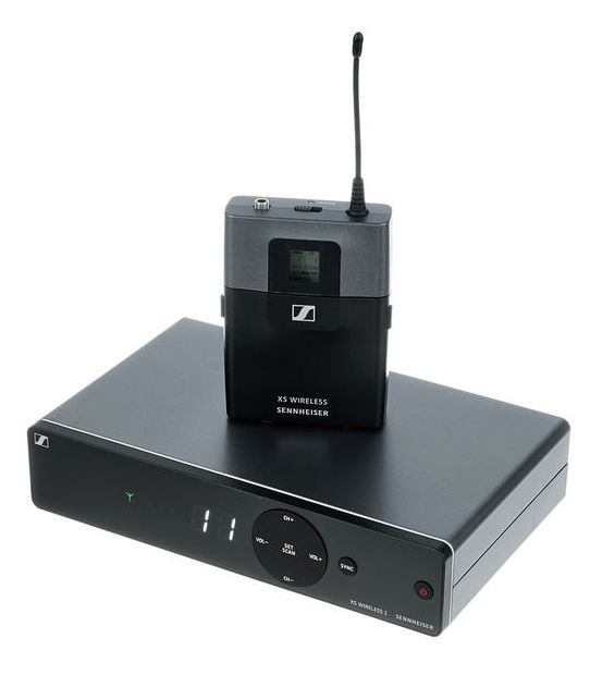 SENNHEISER XSW 1-CI1-B SPECIAL HEADST SISTEMA WIRELESS PER CHITARRA E STRUMENTI ELETTRICI UHF 614 – 638 MHz + ARCHETTO COLOR CARNE 1