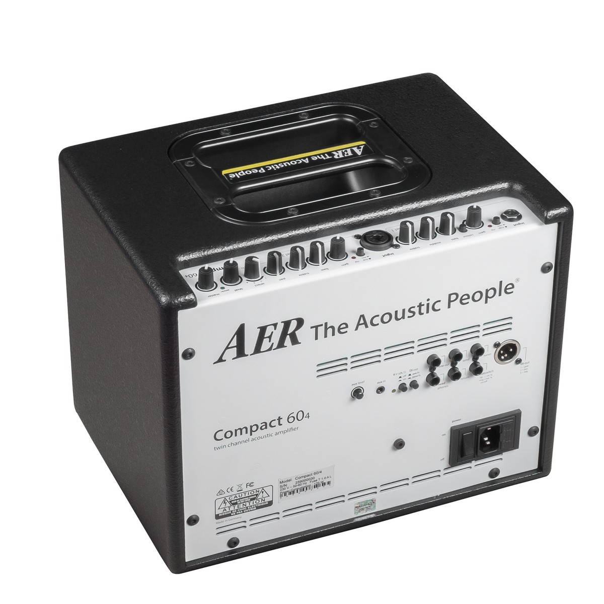 AER COMPACT 60 IV BK NERO AMPLIFICATORE COMBO 60 WATT PER STRUMENTI ACUSTICI E VOCE 7