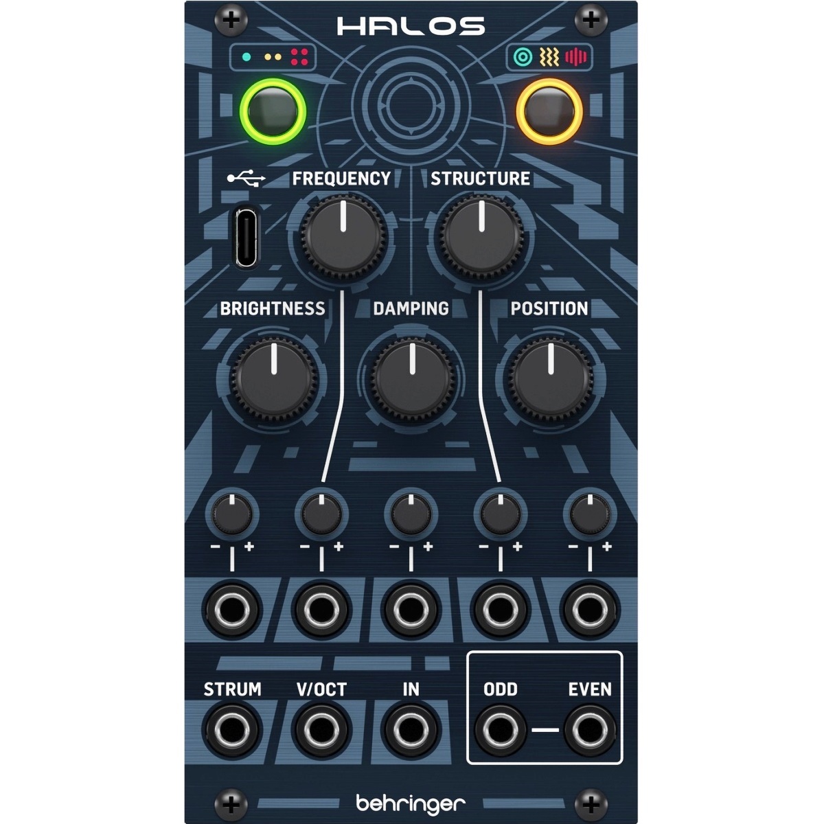 BEHRINGER HALOS SINTETIZZATORE DI MODELLAZIONE FISICA MODULO EURORACK