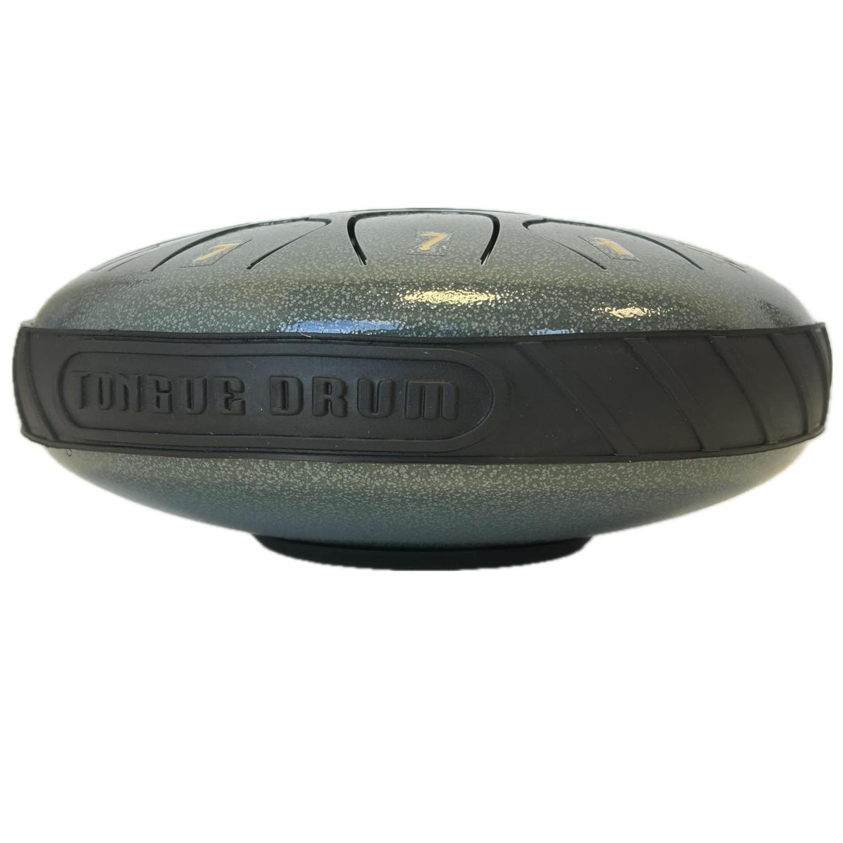 EXTREME STEEL TONGUE 11 TONI TAMBURO ARMONICO 15,5CM TANK DRUM 6,18″ COLORE VERDE MARTELLATO 3