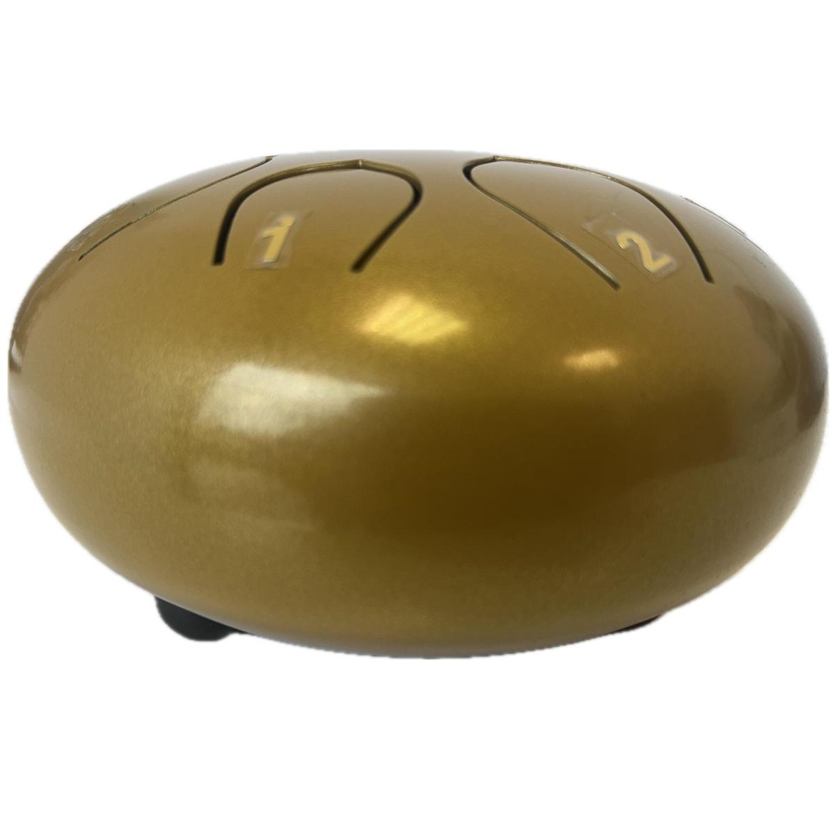 EXTREME STEEL TONGUE 8 TONI TAMBURO ARMONICO 15,5CM TANK DRUM 6″ COLORE ORO 2