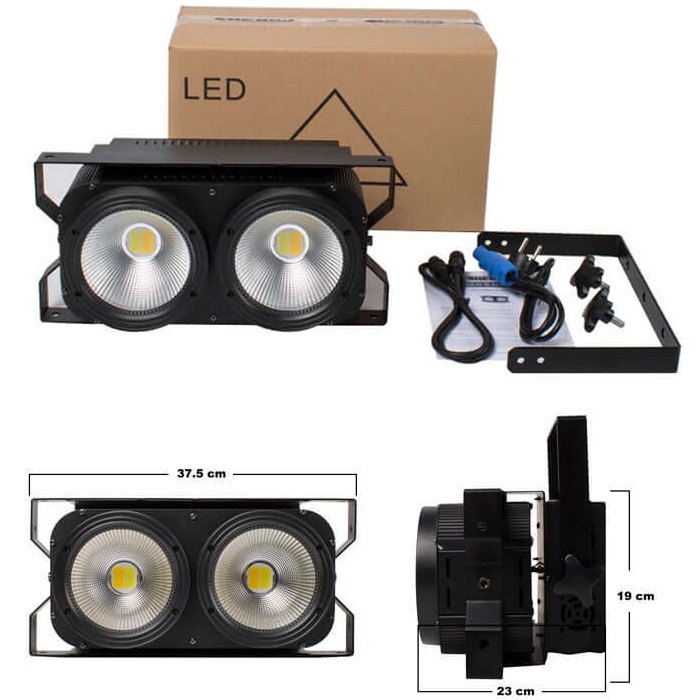 SHEHDS BLINDER LED COB 200W BIANCO CALDO-FREDDO 3