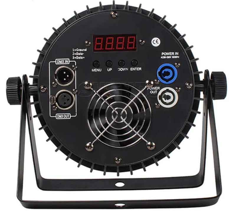 SHEHDS LED PAR 18×18 BUNDLE 8 PARLED DA 324W 18 x 18W 6-IN-1 RGBWA-UV CONTROLLO DMX 610 CANALI + CASE 2