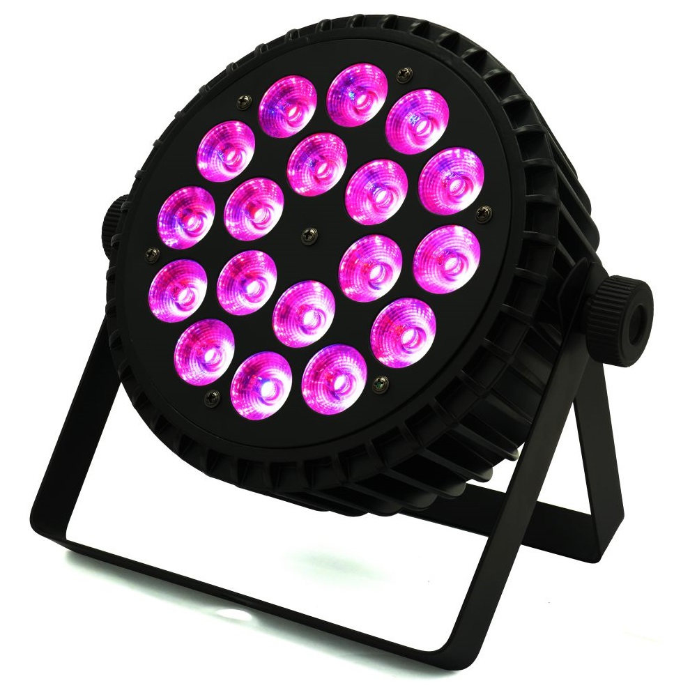 GOLDEN CENTURY PL008-6B LED PAR 18×18 BUNDLE 8 PARLED DA 324W 6-IN-1 RGBWA-UV DMX + CASE 3