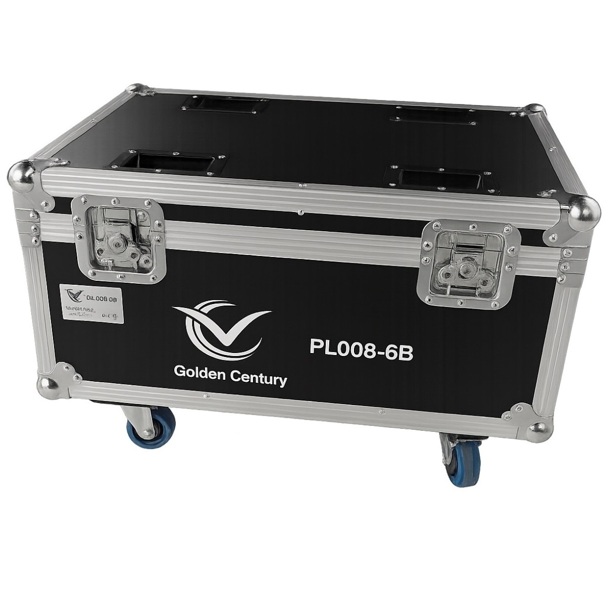 GOLDEN CENTURY PL008-6B LED PAR 18×18 BUNDLE 8 PARLED DA 324W 6-IN-1 RGBWA-UV DMX + CASE 5