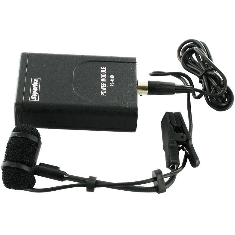 SUPERLUX PRA383DXLR MICROFONO A CLIP PER STRUMENTI A FIATO CON USCITA XLR 3