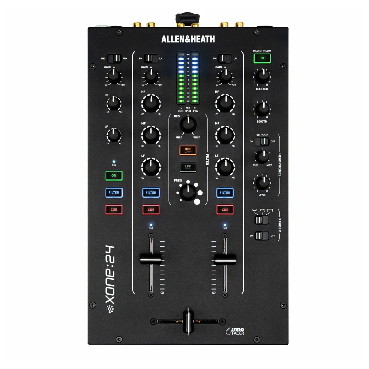 ALLEN & HEATH XONE 24 MIXER PER DJ 2+1 CANALI EQ 3 BANDE MINI INNO FADER CROSSFADER 6