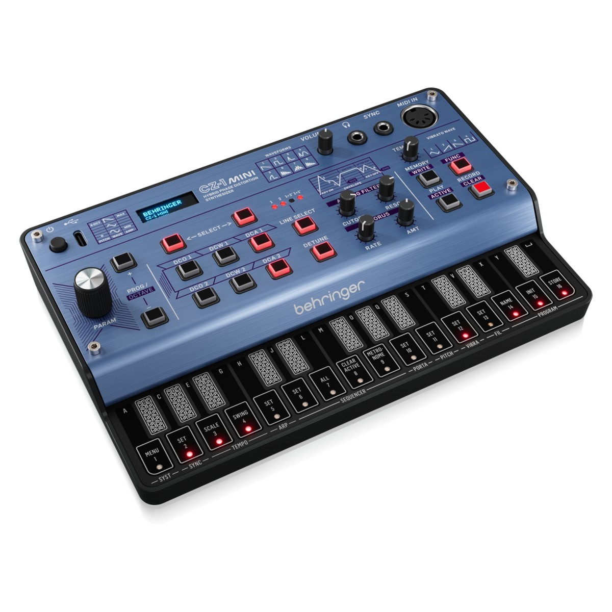 BEHRINGER CZ-1 MINI PHASE DISTORTION SINTETIZZATORE POLIFONICO 3