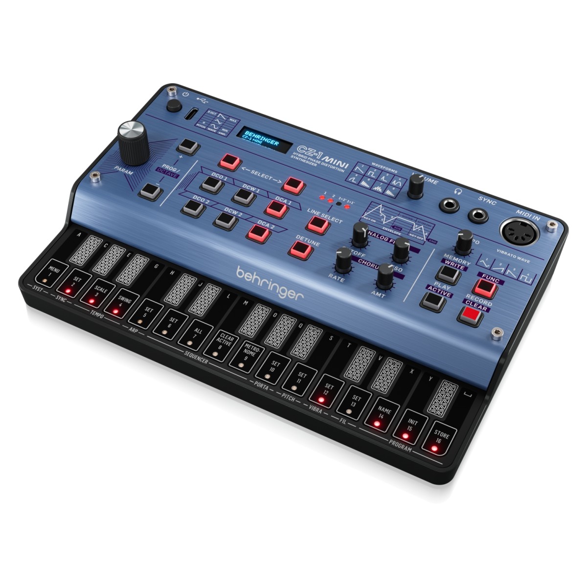 BEHRINGER CZ-1 MINI PHASE DISTORTION SINTETIZZATORE POLIFONICO 4