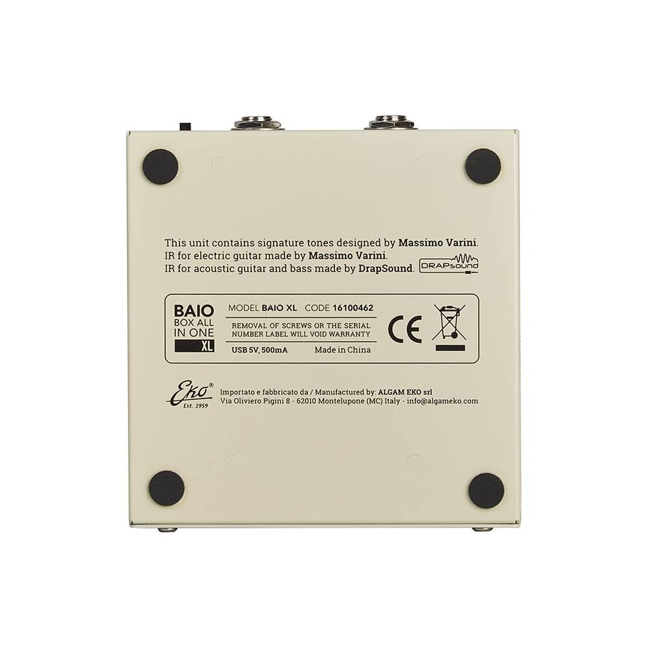 EKO BAIO XL PEDALE MULLTIEFFETTO E AMP MODELER PER CHITARRA E BASSO 3