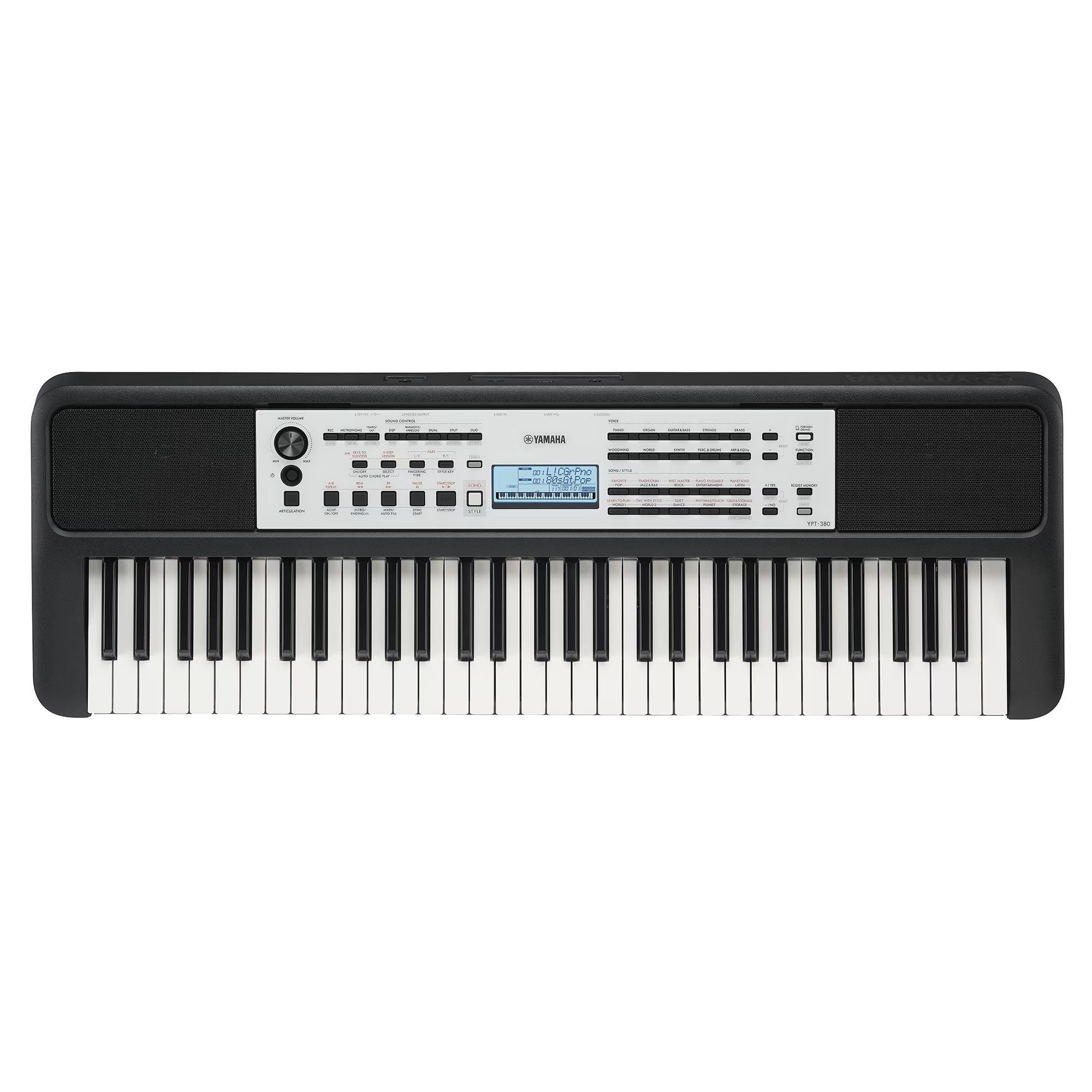 YAMAHA YPT-380 ( YPT380 – PSRE383 ) TASTIERA DINAMICA TOUCH SENSITIVE 61 TASTI 2