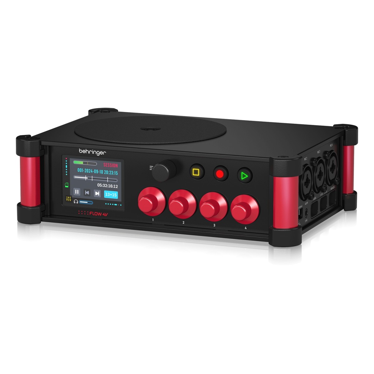 BEHRINGER FLOW 4V REGISTRATORE MIXER AUDIO DIGITALE PER PRODUZIONE VIDEO 4