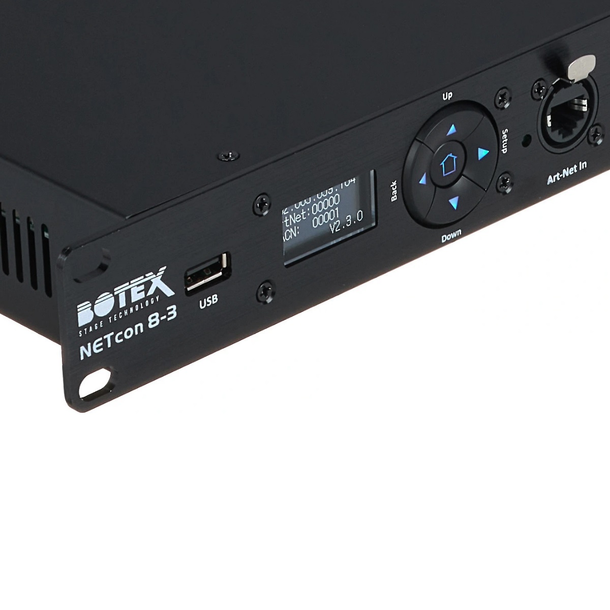 BOTEX NETCON 8-3 NODO ART-NET DMX BIDIREZIONALE 1U RACK 3