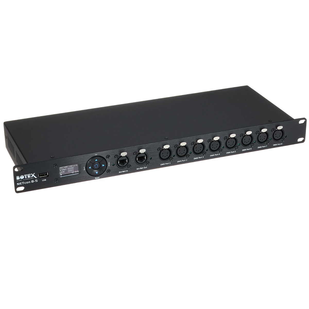 BOTEX NETCON 8-5 NODO ART-NET DMX BIDIREZIONALE 1U RACK 1