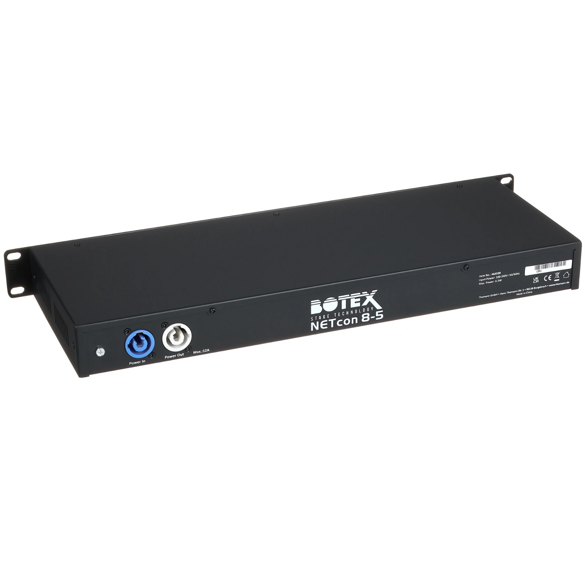BOTEX NETCON 8-5 NODO ART-NET DMX BIDIREZIONALE 1U RACK 2