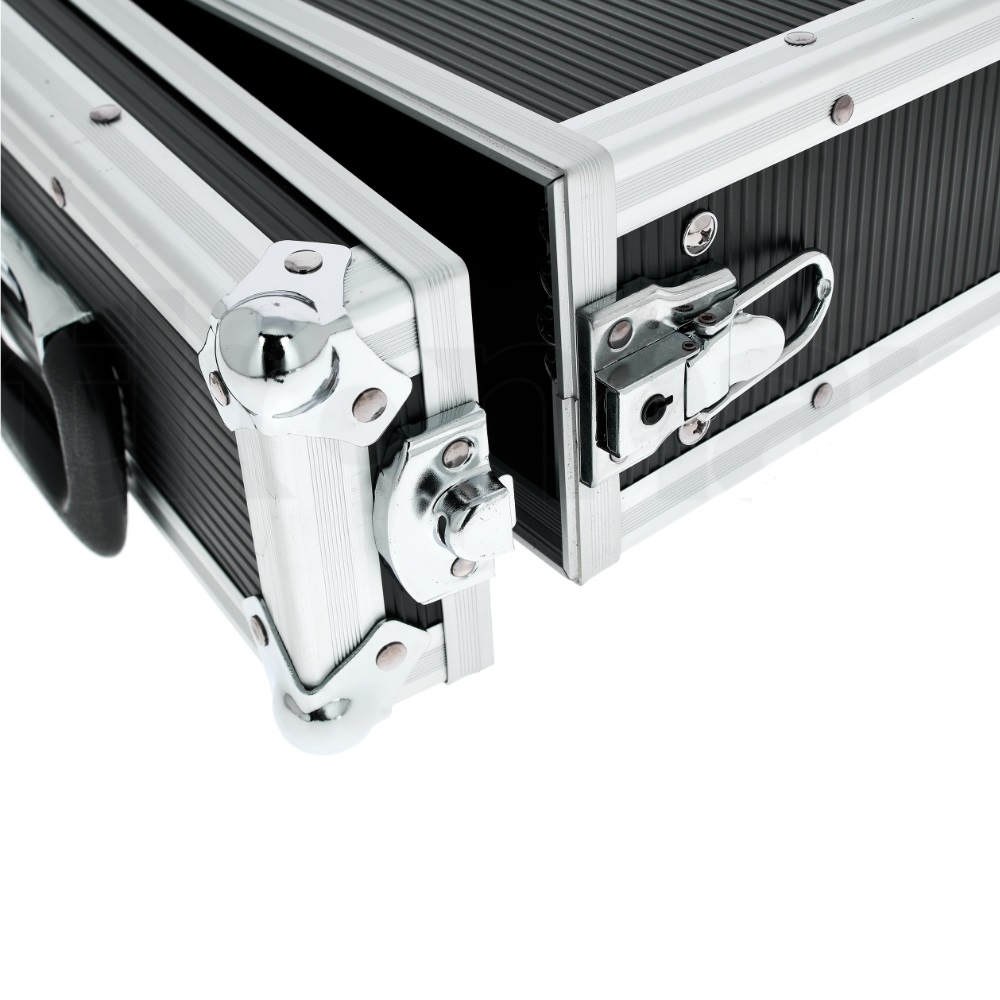 FLYHT PRO FLIGHT CASE 2U RACK DA 9,5 DOPPIA APERTURA PER RADIOMICROFONI E IN EAR 3