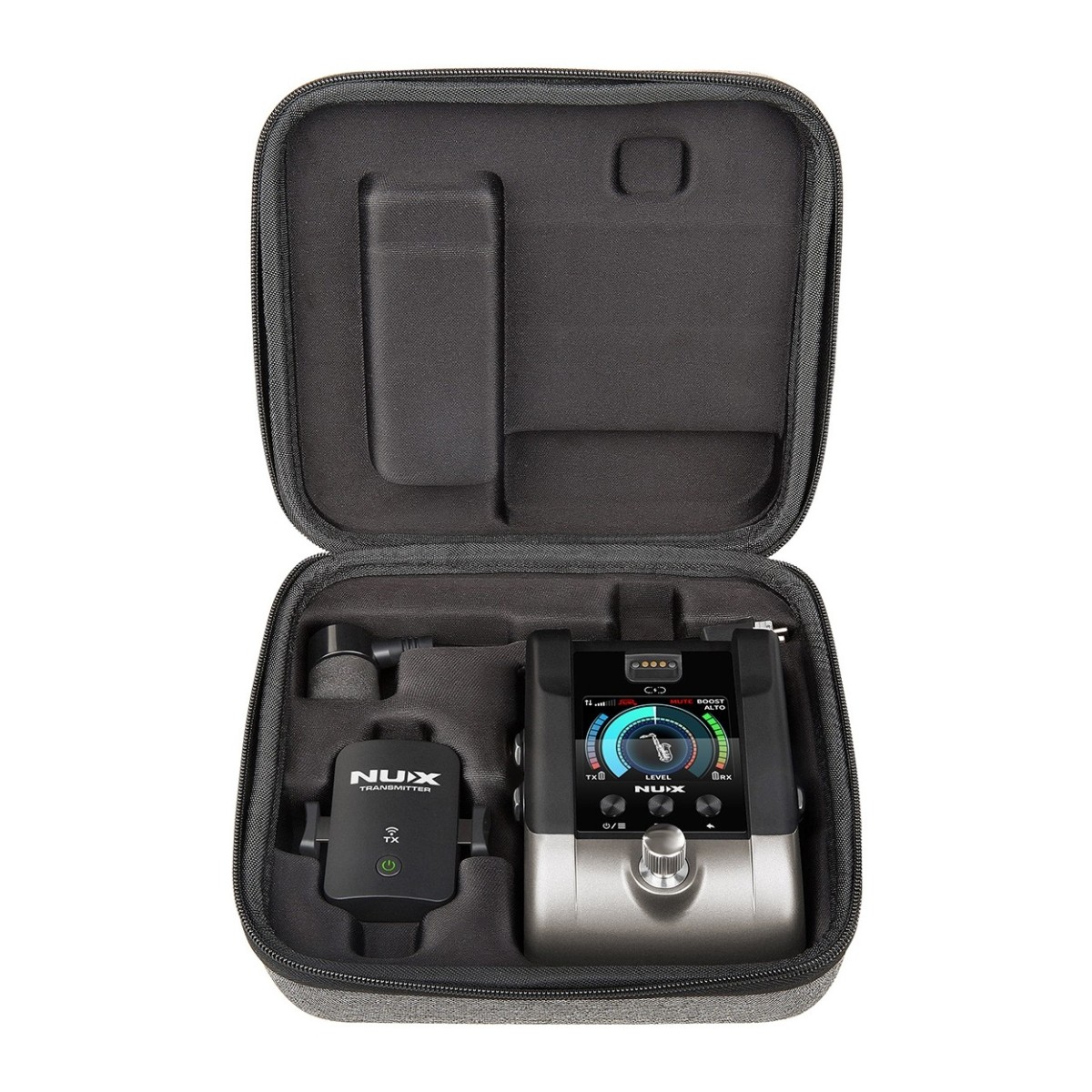 NUX B-6 PRO SISTEMA MICROFONICO WIRELESS PER SAX CON MICROFONO PER SASSOFONO E FIATI 3