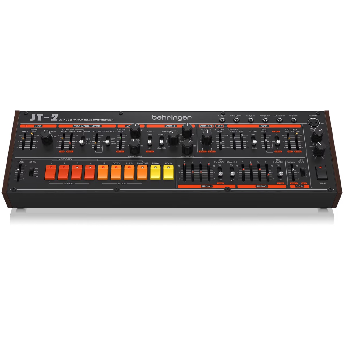 BEHRINGER JT-2 SINTETIZZATORE ANALOGICO 2 OSCILLATORI CON ARPEGGIATORE 3
