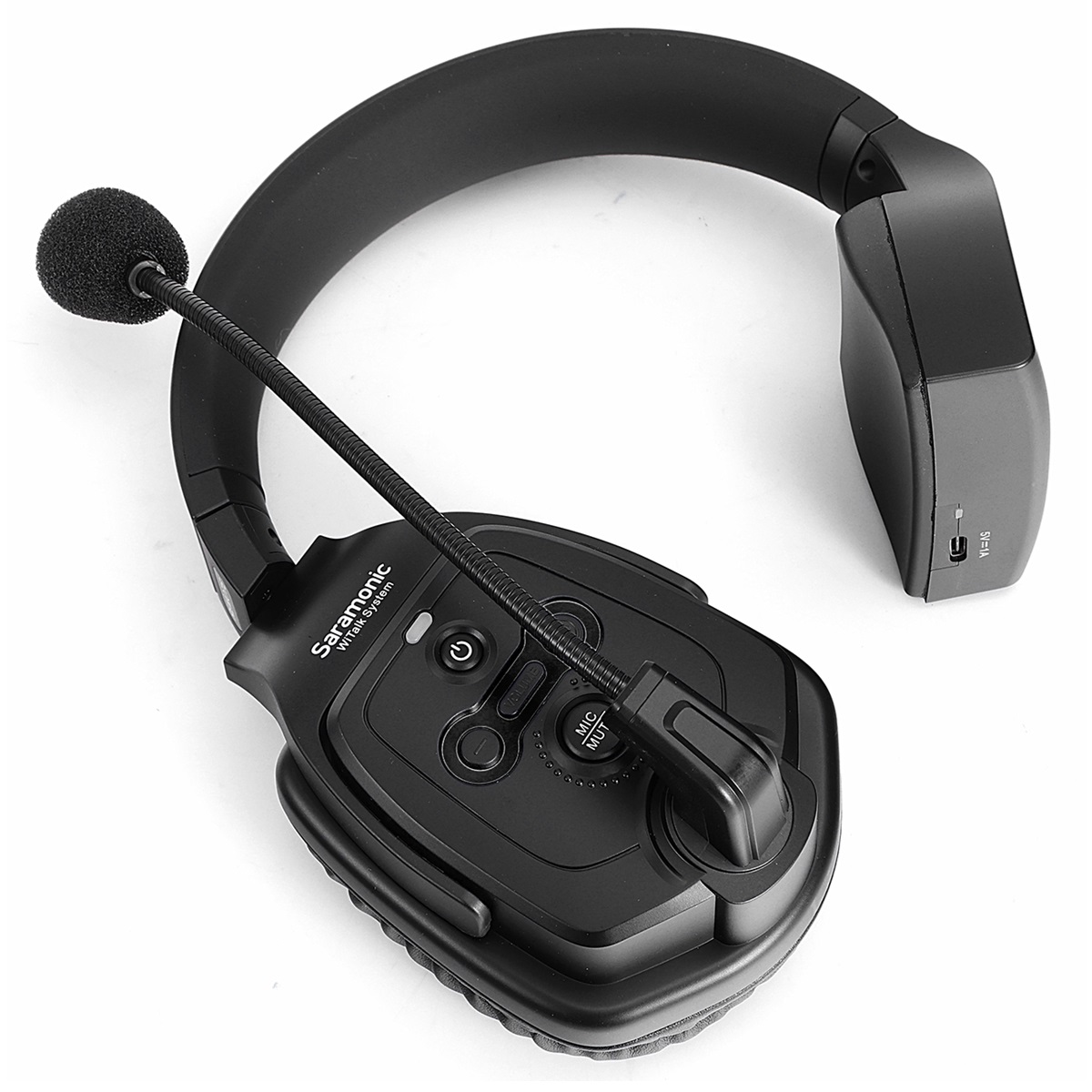 SARAMONIC WITALK WT5S SISTEMA 5 CUFFIE FULL-DUPLEX WIRELESS INTERCOM SYSTEM 1.9GHZ BASE RICARICA E CUSTODIA 7