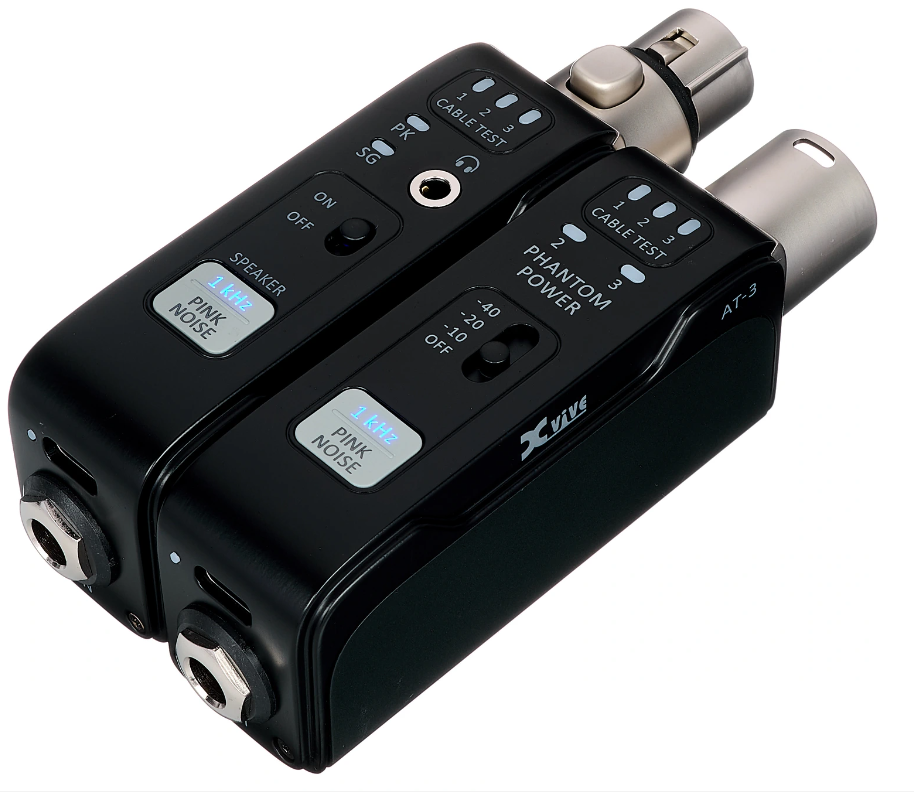 XVIVE AT-3 TESTER AUDIO XLR PORTATILE CON GENERATORE DI TONI-1