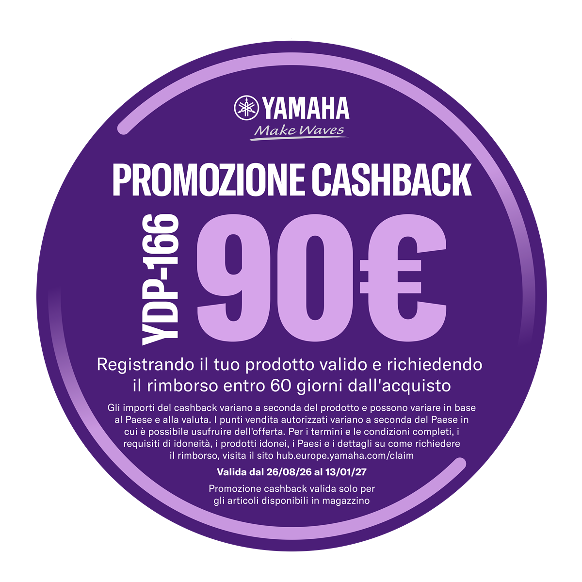 Yamaha YDP-166 Cashback Suonostore