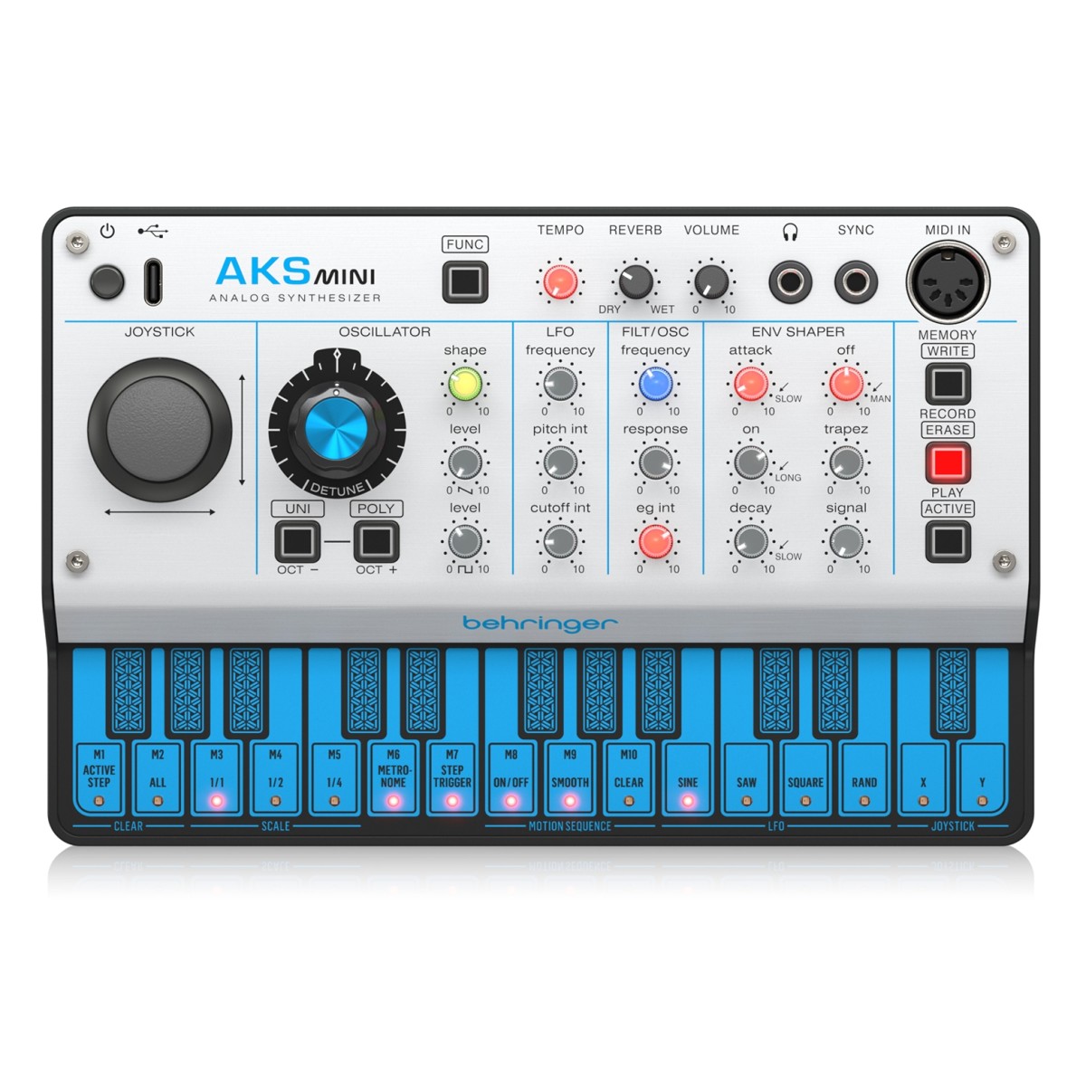 BEHRINGER AKS MINI CLASSIC ANALOG SYNTH SINTETIZZATORE 1