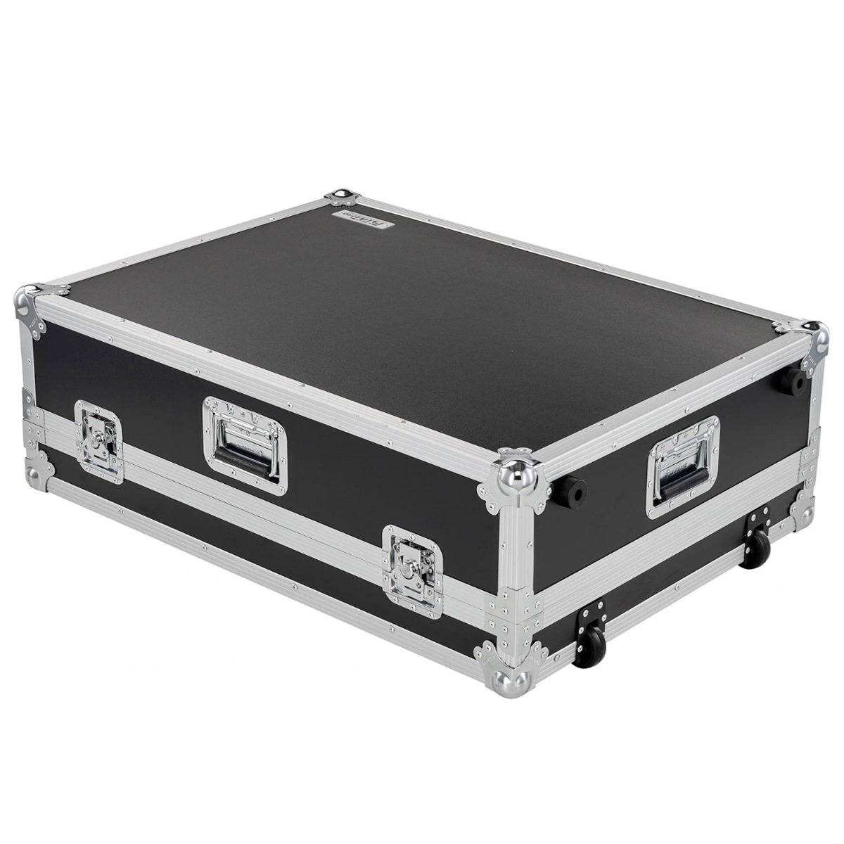 FLYHT PRO FLIGHT CASE PER BEHRINGER WING 4 MANIGLIE 4 CHIUSURE A FARFALLA BASE BASSA SU RUOTE 2