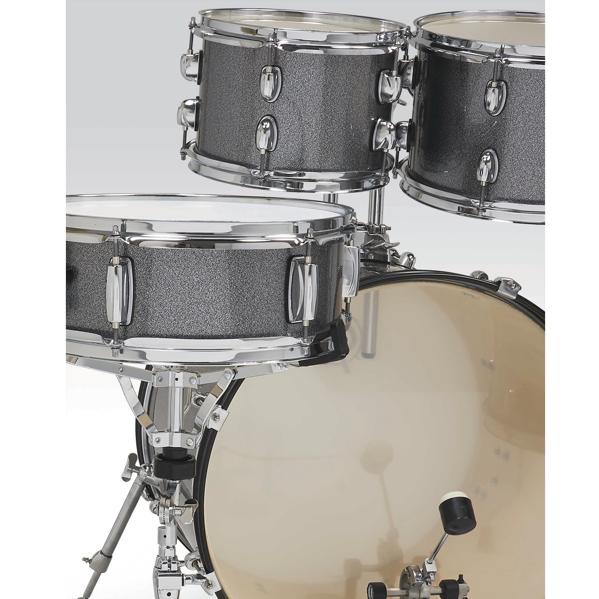 GRETSCH DRUMS RENEGADE 22 GREY SPARKLE BATTERIA STANDARD CON PIATTI E SGABELLO 5