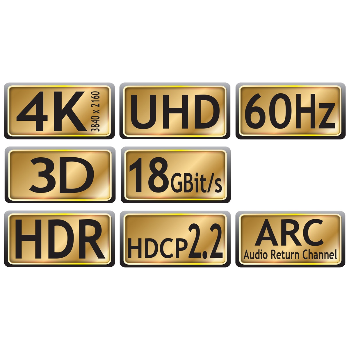 MAXTRACK C508-100ML CAVO MULTIMODALE AOC IN FIBRA OTTICA HDR 4K ALTA VELOCITA ETHERNET CONNETTORI HDMI 100 METRI 3
