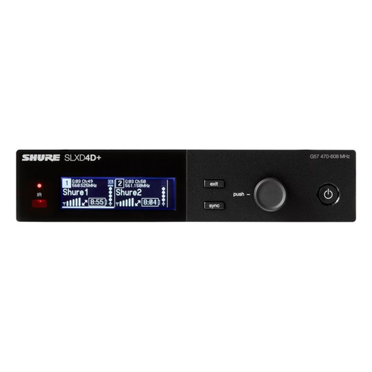 SHURE SHURE SLXD14D+E G65 RADIOMICROFONO DIGITALE 2 CANALI BODYPACK 470-606 MHZ 2