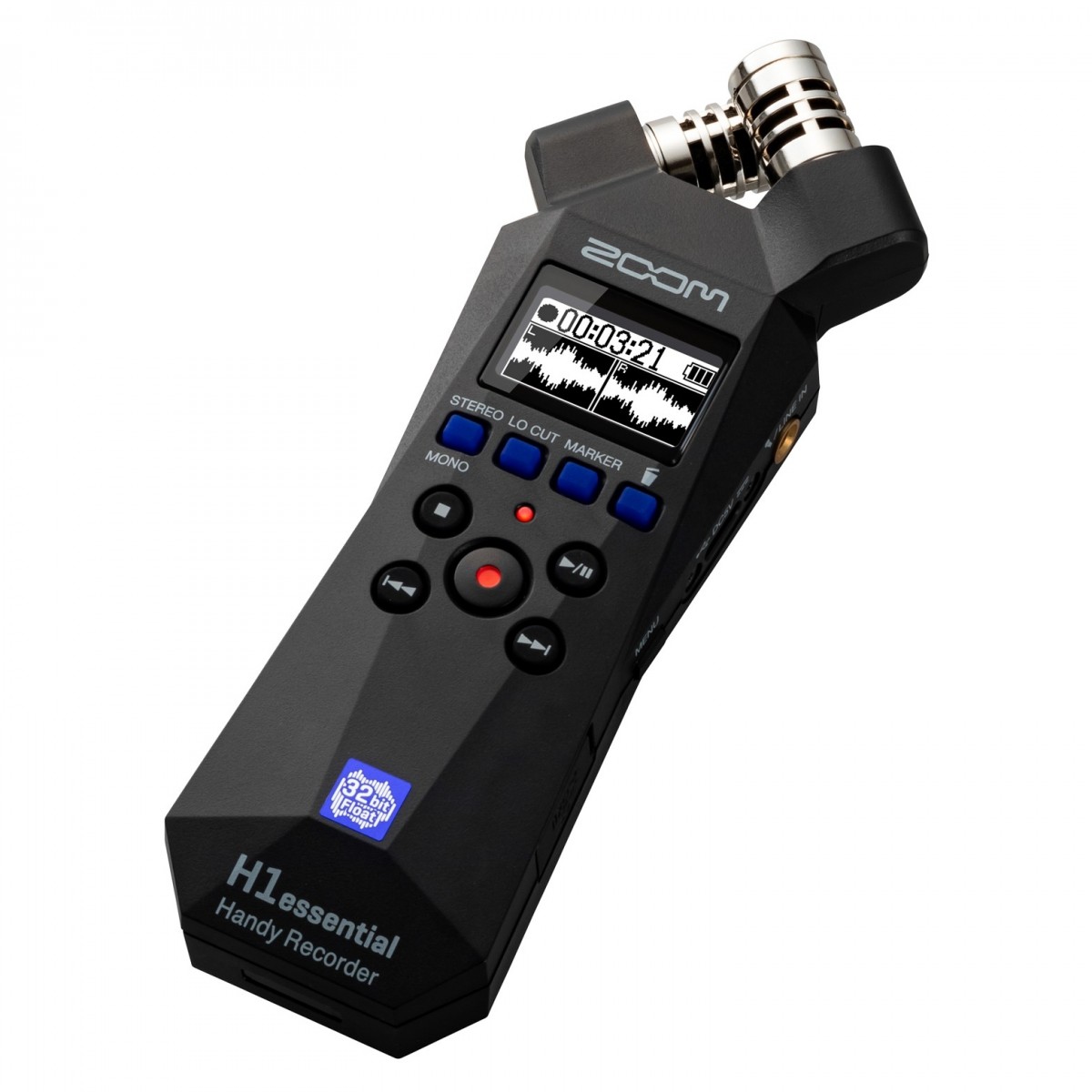 ZOOM H1 ESSENTIAL REGISTRATORE AUDIO STEREO DIGITALE COMPATTO A 32 BIT 2