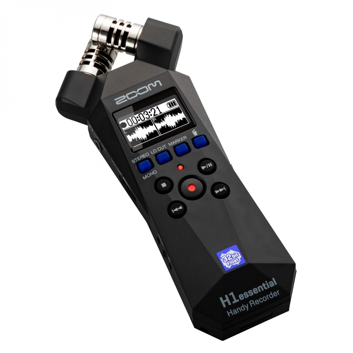 ZOOM H1 ESSENTIAL REGISTRATORE AUDIO STEREO DIGITALE COMPATTO A 32 BIT 4