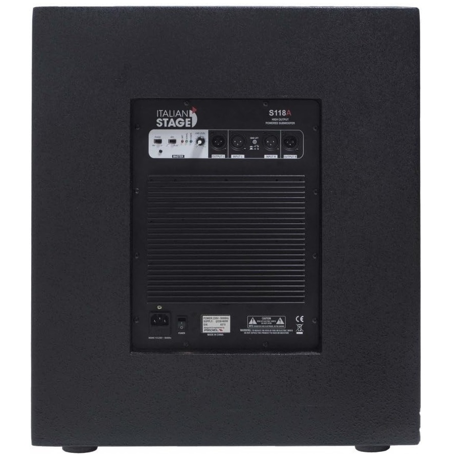 ITALIAN STAGE IS S118A SUBWOOFER ATTIVO 18P 700W 2 CANALI 3