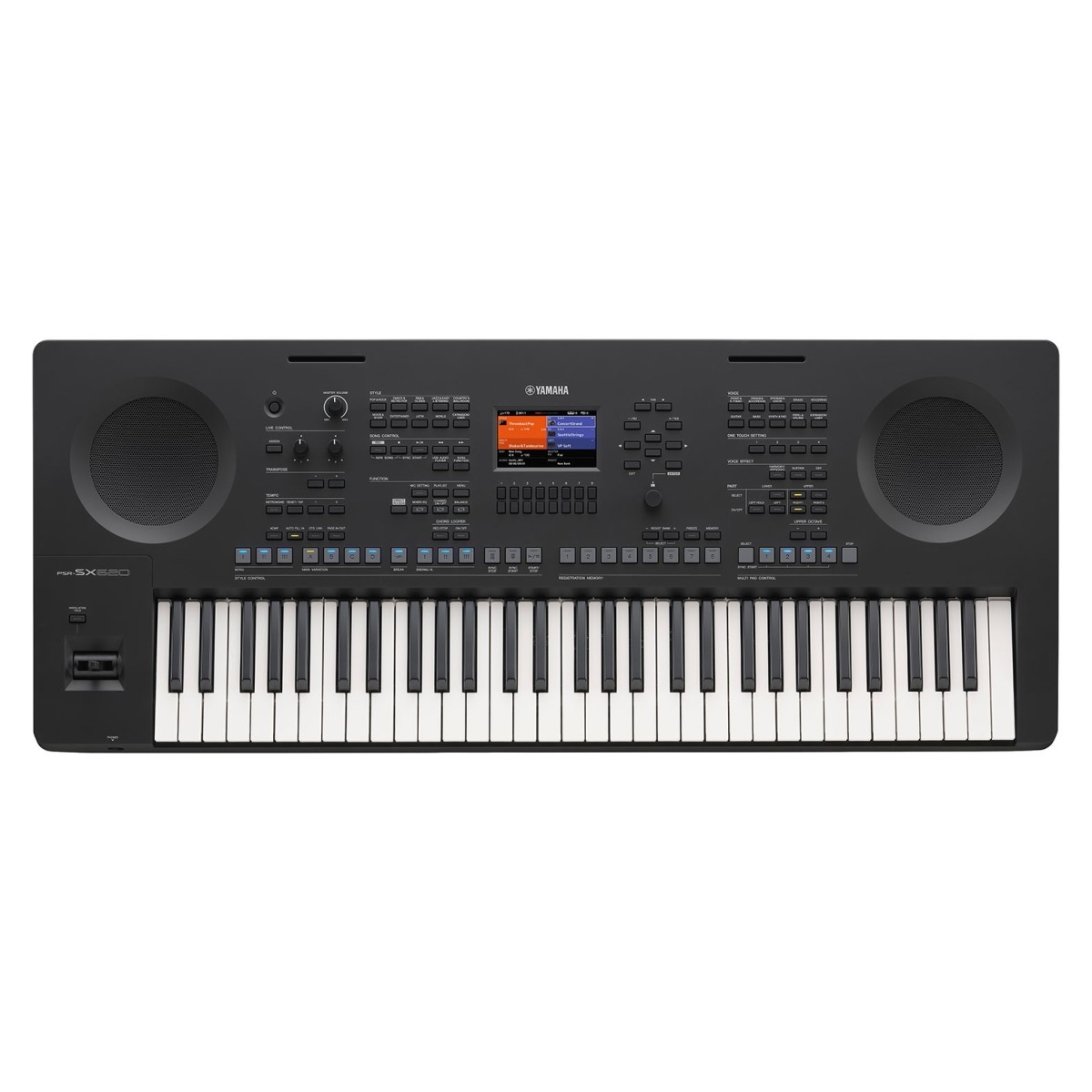YAMAHA PSR-SX620 TASTIERA ARRANGER 61 TASTI GENERAZIONE AWM DISPLAY A COLORI 1
